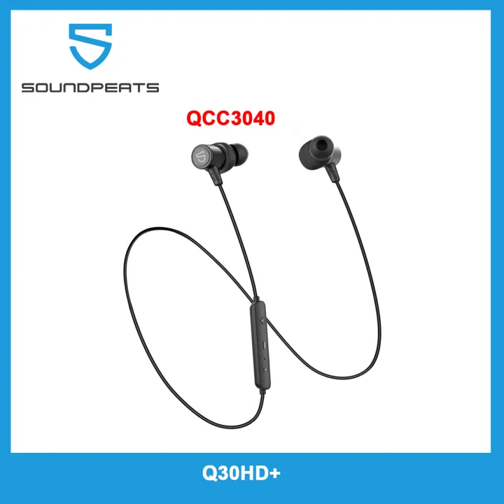 SOUNDPEATS Q30HD+ Wireless Earbuds Bluetooth 5.2 QCC3040 aptX HD Bluetooth  Earphones Type C Sports Earbud IPX5 Waterproof 12H Playtime Lazada PH