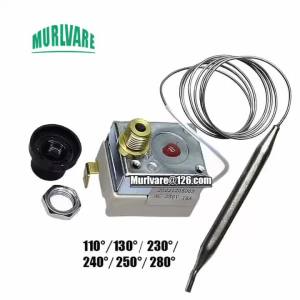 Electric Fryer Oven Temperature Control Electric Pancake 110 ° 130 ° 230 ° 240 ° 250 ° 280 ° Temperature Limit Protector Thermostat