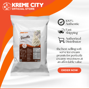 Kreme City Vanilla Soft Serve Ice Cream Powder Premix 1kg