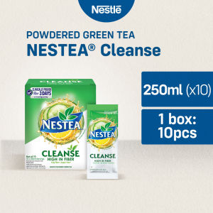 Nestea Cleanse Lemon Cucumber Powdered Green Tea with Fiber 250ml - Pack of 10