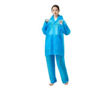 COOLSOOL Eva Bộ áo mưa Bảo hiểm đầy đủ Chống gió Áo mưa tách rời Nhẹ Tăng cường các nút bấm Áo mưa đi xe đạp Hoạt động ngoài trời