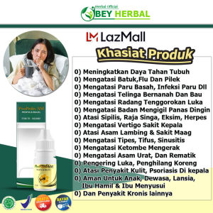 Obat Amandel Untuk Anak Dan Dewasa Penghancur Amandel Pengempis Amandel Yang Bengkak - Penghilang Benjolan Di Leher Gondok Gonongen Tenggorokan Kering Dan Sakit Atssi Dengan Propolis Sm Original
