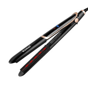 KEMEI KM 2219 / KM-2219 Catokan Rambut 2 in 1 Kemei Catok Rambut temperatur suhu ionic Elektric Profesional Salon