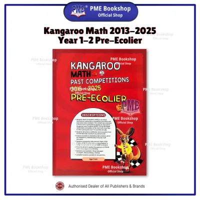 【PME Bookshop】 (2026) Kangaroo Math Past Competition 2013-2025 【Tahun 1-6 / Tingkatan 1-Pra-U】 (BI-BM-BC)