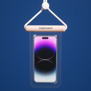 SS.ซองกันน้ำ พร้อมสายคล้องคอ ซองใส่โทรศัพท์กันน้ำ ถุงใส่โทรศัพท์กันน้ำ ซองกันน้ำ ดำน้ำ  กันน้ำลึกสุด 30m ความโปร่งใสสูง