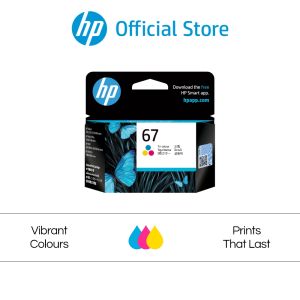 HP 67 High Yield Ink Cartridge | Up to 240 pages | HP ENVY 6000/Pro 6400 DeskJet 1200/2300/2700/Plus 4100 AIO
