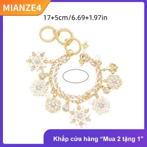 [COD] MIANZE4 Giáng Sinh Bông Tuyết Vòng Đeo Tay Cho Phụ Nữ Thời Trang Kim Loại Chuỗi Năm Mới Quà Tặng Bông Tai Bông Tuyết Xmas Đảng Đồ Trang Sức Chuỗi Cổ Tay