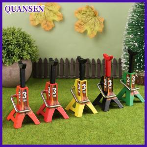 QUANSEN แจ็คจำลองตั้งพื้นแบบยืนยกคู่สำหรับรีโมตของเล่นรถรถบรรทุกยางเปลี่ยนรองรับการยกอุปกรณ์ฉากยืน