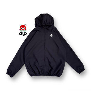 OCTOVIC - Jaket WINDBREAKER parasut wanita POLOS basic Hoodie oLAHRAGA Berlari sauna suit gym jogging senam fytnes bersepda SPORTS