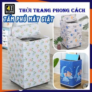 ỏ Bọc Máy Giặt Cửa Ngang Cửa Đứng Chống Bụi Chống Thấm Nước Size Lớn Cao Cấp - Áo Trùm Máy Giặt Tấm Phủ Máy Giặt Cao Cấp Che Phủ Kín Thân Máy