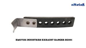 Emotor Industries Universal Muffler Exhaust Hanger with 6 Holes on Strap