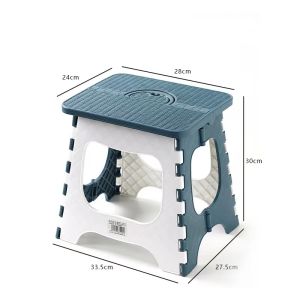 KIMSUN Portable Folding Plastic Stool Household Foldable Adult and Children Simple Plastic Small Stool Suitable for Outdoor Fishing Camping and Picnics Queuing Up for Concert Tickets or Buying New Mobile Phones Easy to Store and Save Space