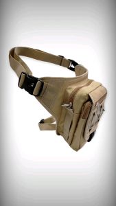 Tas Slempang Pinggang / Tas Paha Slempang Waist Bag / Tas Pinggang Krem