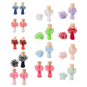 Comfortable Kids Middle Calf Cotton Socks Elegant Lace Detailing Breathable Fabric Assorted Color Long Time Wear