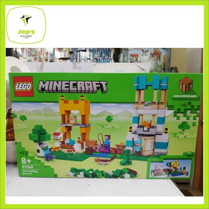 Lego Minecraft 21249 The Crafting Box 4.0 (2023) | Lazada PH