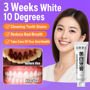 Whitening Toothpaste Get Rid of Stains Bad Breath Oral Care Counter Toothpaste