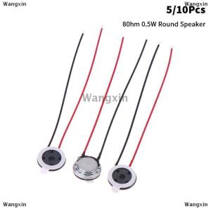 [COD] Wangxin ลำโพงทรงกลมขนาดเล็ก5 10ชิ้น8โอห์ม0.5 1W ขนาด10มม. สำหรับซ่อมโทรศัพท์มือถือคอมพิวเตอร์ DIY