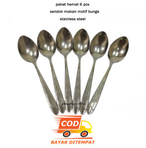 Sendok Makan stainless Tebal isi 6 Pcs (1/2 Lusin)