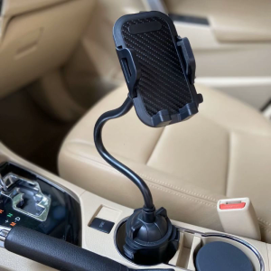 Cup Holder Phone Mount with A Flexible Gooseneck Cup Holder Phone Holder for Phone Fits All 3.5-7in Smartphones