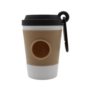 Innovative Coffee Cup Inspireds Pet Waste Bag Carriers Dog Waste Bag Dispenser For Active Dog Owners Waste Bag Container