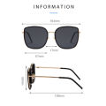 New Spec Viral Korean Style Spek Mirror Unisex Black Eyes Sunglasses 太阳[UNK]镜 Spectacles Frame. 