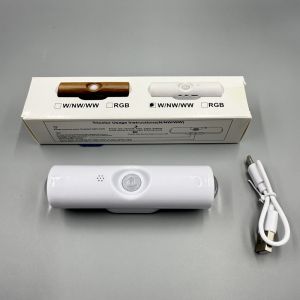 ED Motion Sensor Wall Night Light USB Rechargeable Smart Automatic Lamp Home Step Light