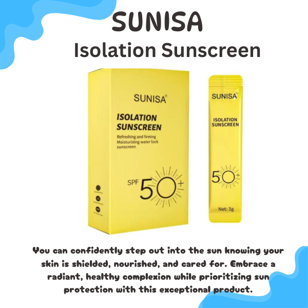 Sunisa Isolation Sunscreen | Perfect UV Sunscreen SPF 50 | Sunblock Cream for Face & Body