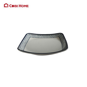 Dĩa để đồ hình vuông bằng nhựa melamine cao cấp