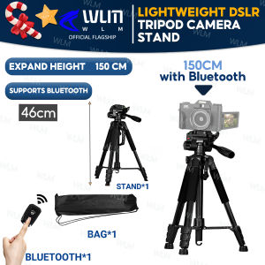 Portable Aluminum Light Stand Monopod Tripod Extendable Phone Tripod Selfie Stick Phone Vlog Tripod
