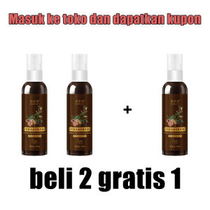 penghitam rambut uban permanen Rambut Hitam spray 100ml Polygonum Multiflorum Herbal serum Penghitam Rambut Permanen Pertumbuhan Rambut Cepat