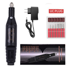Electric Nail Drill Machine 6 Nail Drill Bits Nail Drill Set Pedicure Nail File Art