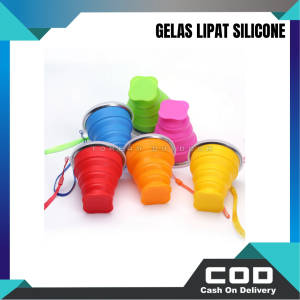 GELAS LIPAT FOLDABLE SILICON 200 ML