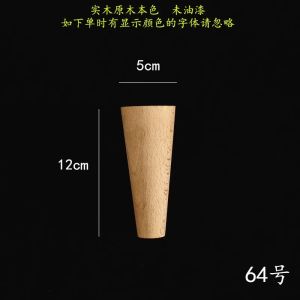 1pc Solid Wood Table and Cabinet Legs Roman Column Base Dongyang Wood Carving Household Accessories Wooden Carving Crafts
