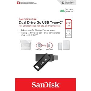 SANDISK Ultra Dual Drive Go FlashDrive (Type-C) 64GB (150MB)(A Green) USB3.2/Type C OTG Flash drive ของแท้ แฟลชไดรฟ์ โทรศัพท์ มือถือ Tablet แท็บเล็ต