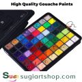 Màu vẽ HIMI 56 màu phiên bản đặt biệt ( gồm màu neon và nhũ ) - Miya Himi Gouache BLACK 56 colors. 