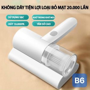 Máy Hút Bụi Chăn Ga Gối Đệm Giường Cầm Tay Diệt Khuẩn Tia Cực Tím UV Máy Hút Bụi Giường Sofa Công Suất 50W Không Dây Tiện Lợi Mang Lại Không Gian Nhà Phòng Trong Sạch Thoáng Mát