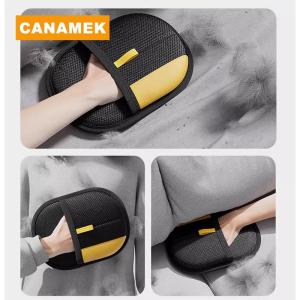 【CANAMEK】 Pet Hair Remover Electrostatic Glove Pets Grooming Gloves High-Efficiency Pets Hairs Removal Gloves Cat Hairs Removal Tool