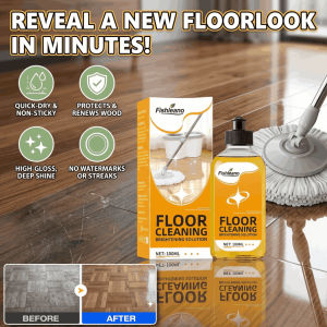 Floor Restore &amp Polishes Solution Plant-Based Wood Flooring Renewal Agent Wood Floor Wax DIY Wooden Scratch Tint Spray