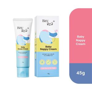 Babymommy👶BZU BZU Cooling Baby Powder with Puff 140g Cooling Baby Lotion 200ml