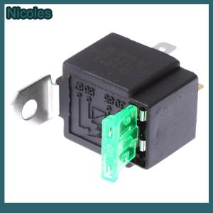 [Nicoles] SHENGHAN huayou 12V 30A Car Auto Automotive Heavy Duty Relay 4Pin Fuse Fused On Off SPST