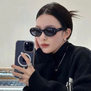 Kacamata hitam oval baru pelindung sinar matahari dan kacamata pelindung UV