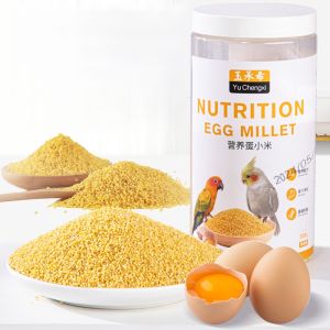 Cám Trứng Hạt Kê Vàng Cho Chim Cảnh Vẹt – Giàu Dinh Dưỡng Kích Thích Sinh Sản – Hũ 700ml ~ 500