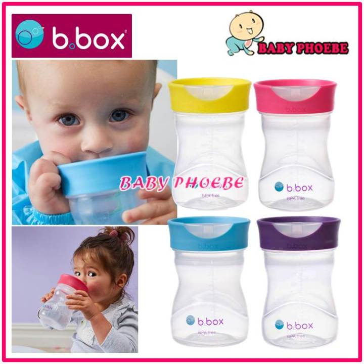 B Box Easy Free Flow Drinking Kids Training Cup 8oz/240ml 12m+ (1pc) B ...