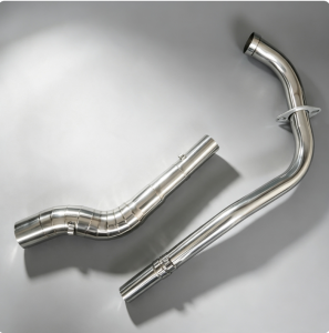 Sniper 155 Stainless Elbow with Akrapovic Round DB Reducer