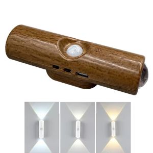 MIRELINA Rechargeable LED Sensor Light Energy Saving 3-7 Colors Changing Cabinet Decorative Light Fashion ic Bedroom Night Light