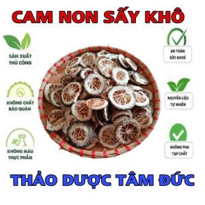 100g cam non sấy khô làm trà detox decor trang trí