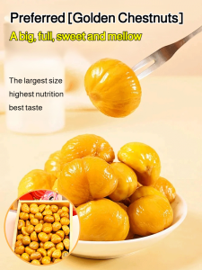 Repair the brain chestnut kernel chestnut kernel Health Hightemperature highpressure manufacturing Unique craftsmanship Snacks/Chestnut kernel thousand fruit small package tant snacks gift package