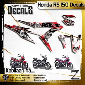 Honda RS 150 Decals High-Quality Stickers sikspak