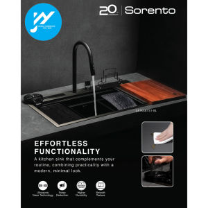 Sorento HoneyComb Texture SUS 304 Kitchen Handmake High End Sink Sinki Multifunctional