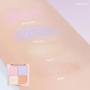 คอนทัวร์ ไฮไลท์ MEILINDA Chiffon Ribbon Contour/Highlight เฉดดิ้ง ไฮไลท์ดั้ง ทำกรอบหน้า หน้ามีมิติ หน้าเงา